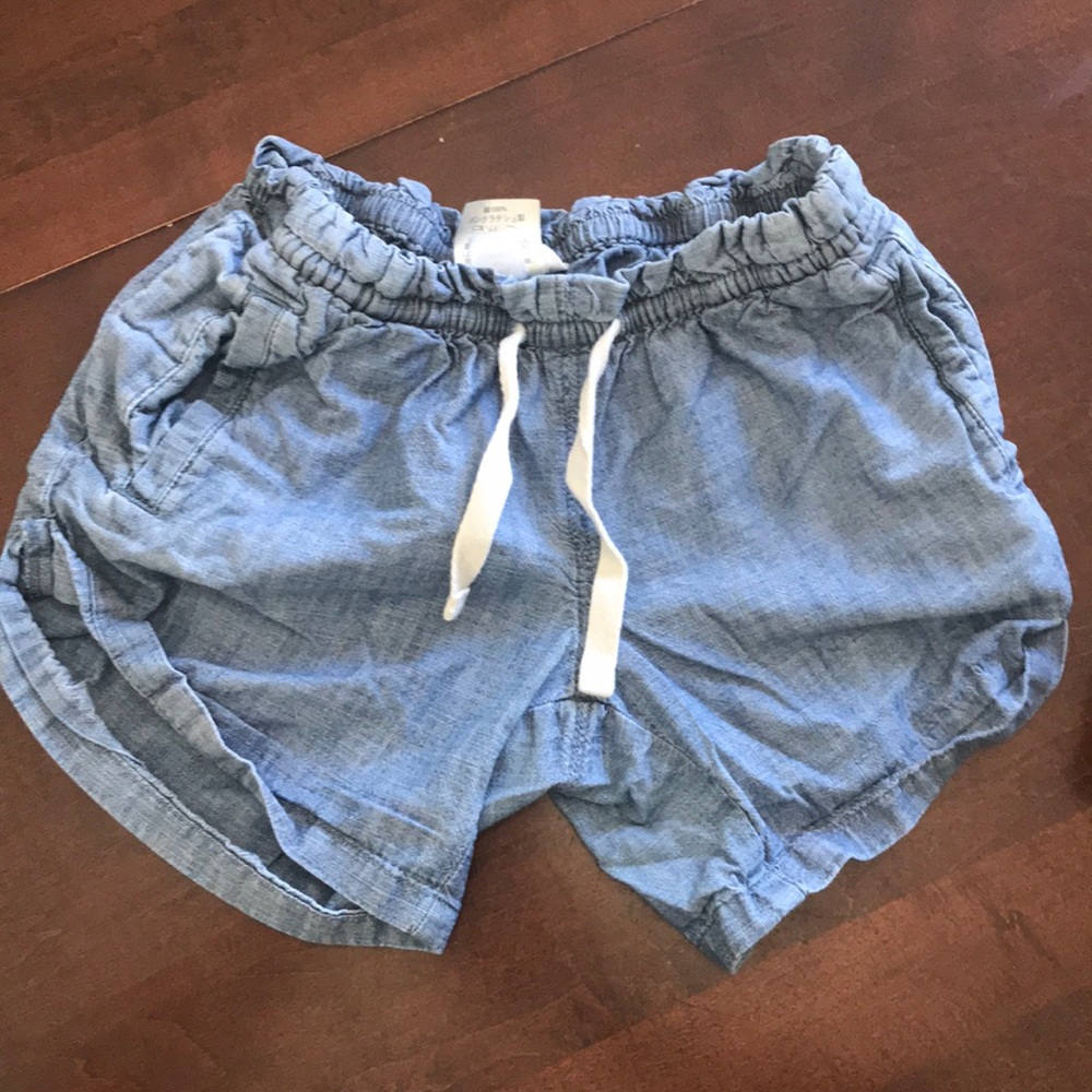 Lands end kids girls denim short